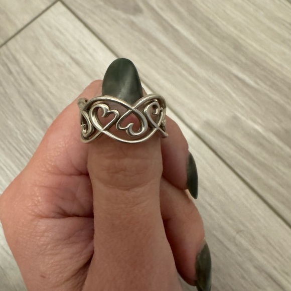 Tiffany & Co Paloma Picasso Loving Hearts Ring Sterling sliver .925 sz 7.25 - Picture 2 of 4